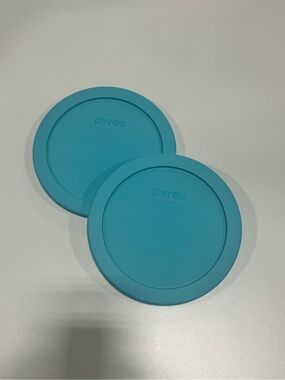 Pyrex 7201-PC 4 Cup LIGHT BLUE Food Storage Replacement Lid (2-Pack) - 2-Pack